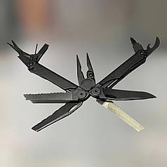 Мультиніструмент Leatherman WAVE+ Black 832526, синтетичний чохол MOLLE, карт. коробка, 18 інструментів