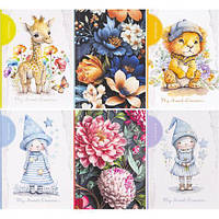 Від 5 шт. Блокнот 10,5*14,8см "Мандарин" 48 аркушів, інтегр. обкл., клітинка 227160/БК015/1-8 купить оптом