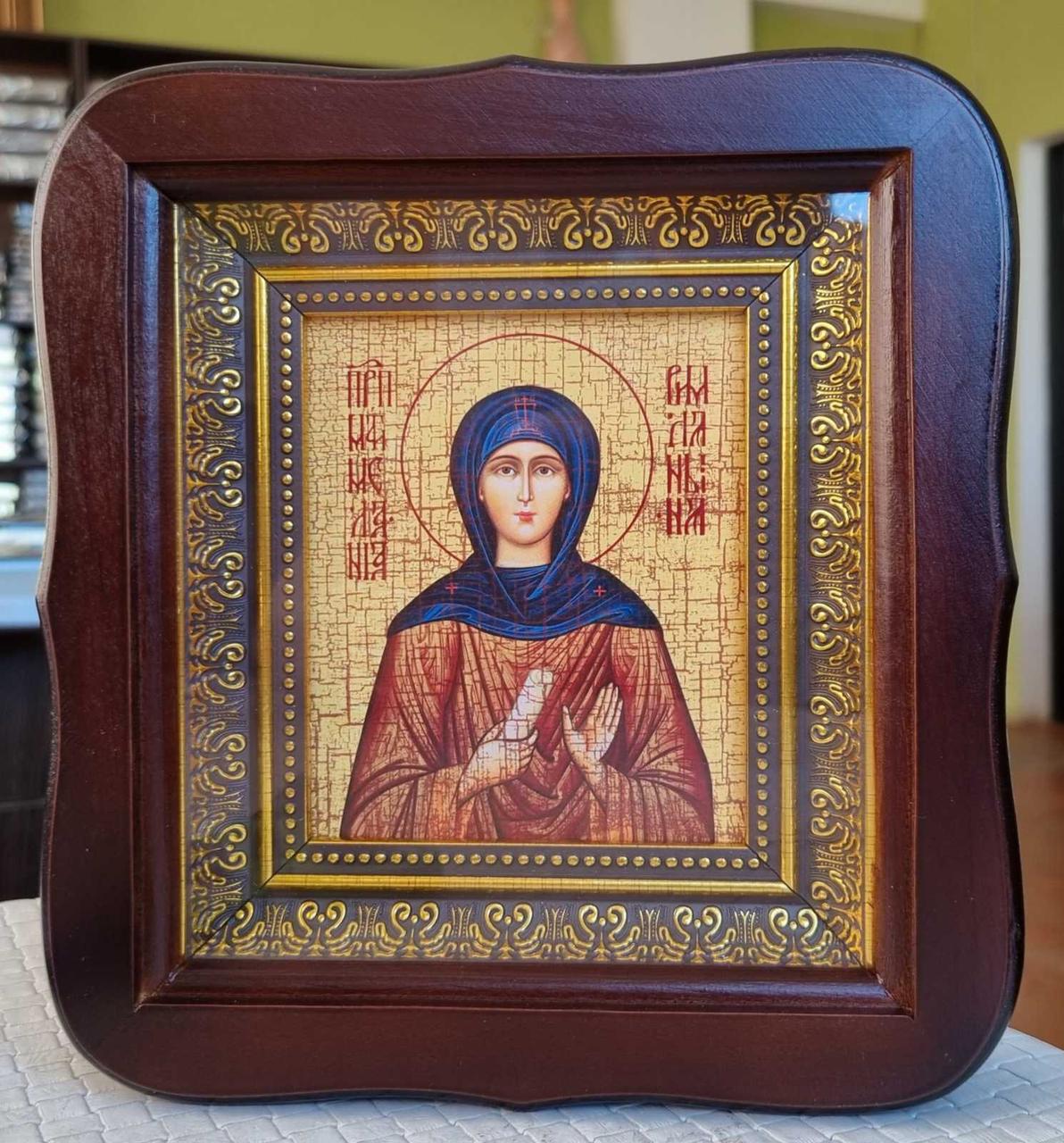 Свята Меланія ікона іменна 20х18см, фото 1