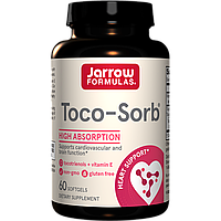 Jarrow Formulas, Toco-Sorb (60 капс.), вітамін Е з токотрієнолами