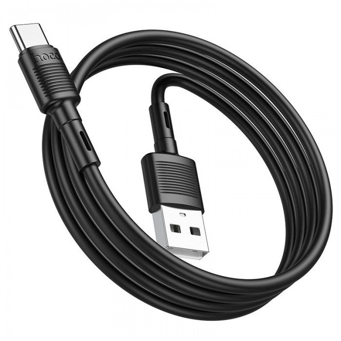 Кабель для заряджання телефонів USB — Type C HOCO X83 Victory 3A Чорний