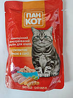 Рідкий корм для котів з куркою в соусі 100гр