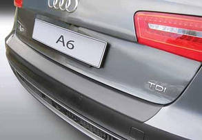 Накладка на задній бампер Audi A6 С7 Avant 2011-2014, ABS-пластик