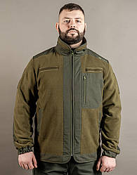 Куртка тактична флісова олива флісова куртка Фагот олива MILIGUS (Україна)