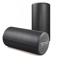 Массажный ролик Foam Roller 7SPORTS RO2-30 BLACK, гладкий, EVA, черный 30*15см, Land of Toys