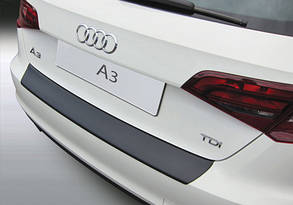 Накладка на задній бампер Audi A3 8V Sportback 2012-, ABS-пластик