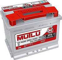 Аккумулятор 60 Ah Евро (0) (540А пуск) =MUTLU= ОРИГИНАЛ car-oil (размер 242х175х190 мм)