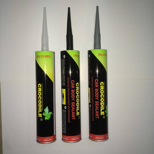 Герметик полиуретановый (под пистолет) серый 310мл. =Крокодил= Италия ...