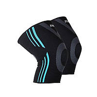 Наколенники Knee Support Evo Power System PS-6021_XL_Black-Blue, (пара) XL, Lala.in.ua