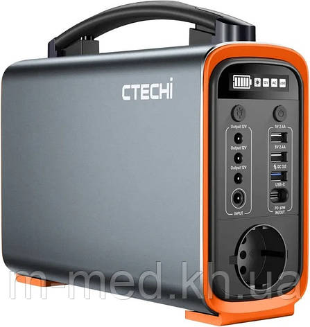 Зарядна станція CTECHi GT200 Portable Power Station 200W/240Wh, фото 2