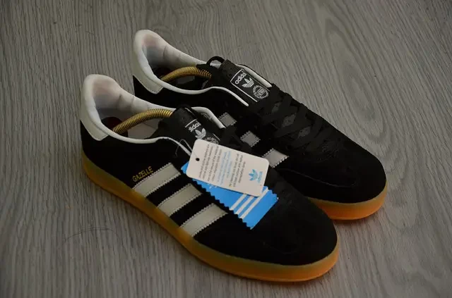 Adidas Gazelle Indoor Black White Adidas Gazelle Indoor Black White фото