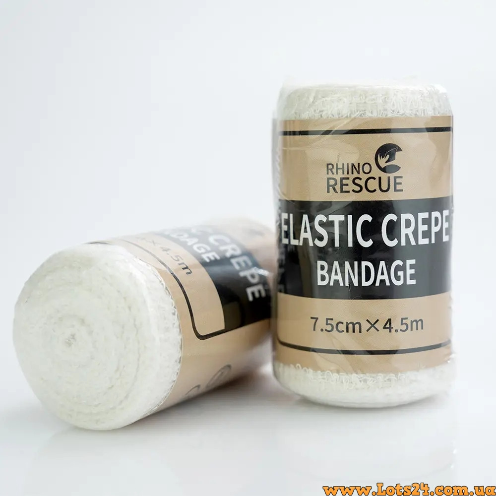 Еластичний медичний бандаж Rhino Rescue Elastic crepe bandage
