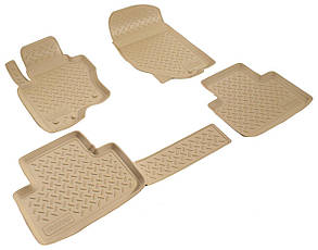 Килимки в салон Infiniti FX 50 (S51) (08-12) (поліуритан компл - 4шт) колір бежевий. NPL-Po-33-51B