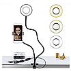 Набір блогера Professional Live Stream, світлодіодна кільцева лампа для селфі, Led лампа кільцева, фото 5