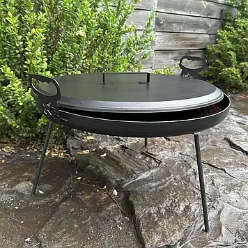 Комплект сковорода із диска SDR-40K з кришкою