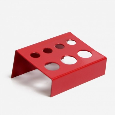 Подставка Под Колпачки для Тату Краски Tattoo Стальная Красного Цвета 7 ...