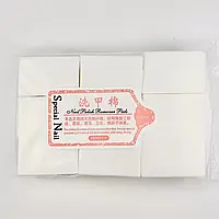 Салфетки безворсовые для ногтевого сервиса в пачке 6 * 4см Китай (1000шт / уп), белые