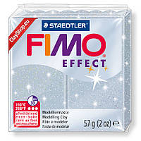 Брусок Fimo Effect срібло з глітером 812 - 56г