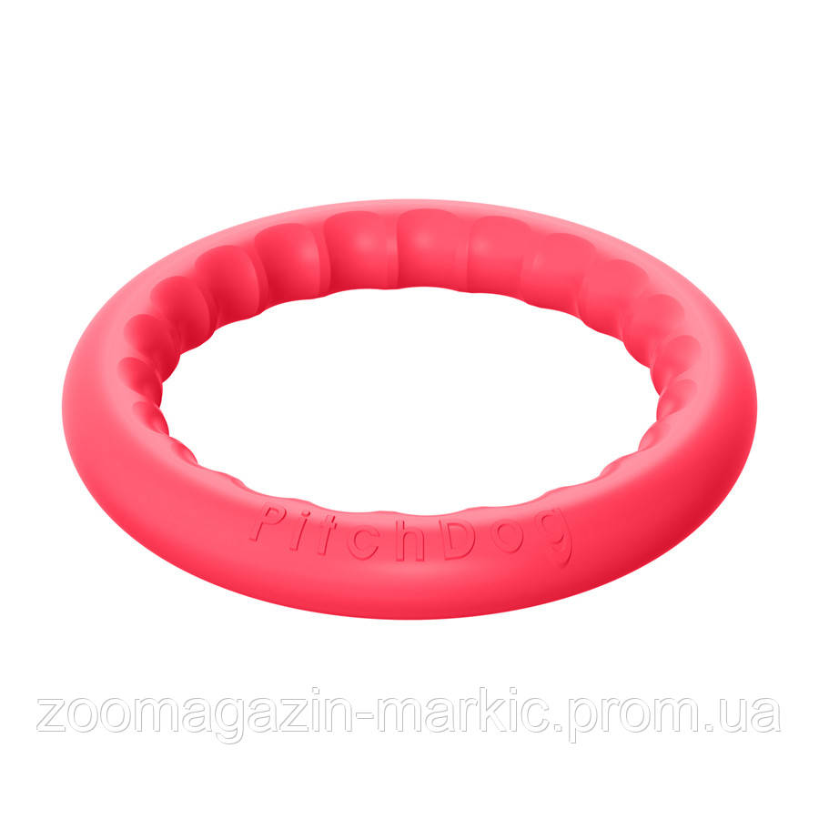 Кільце для апортировки PitchDog30, діаметр 28 см, рожевий , MAXI - фото 3 - id-p1895789265