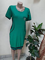 Женское летнее платье зеленое впереди,сзади черное,очень стильное
