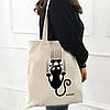 Екошопер BookOpt BK4015 Black Cat бежевий, фото 6