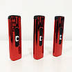 Запальничка електрична, електронна спіральна запальничка подарункова, сенсорна USB. Колір червоний, фото 8