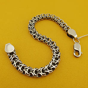 Чоловічий срібний браслет Рамзес (Кардинал). Ширина 7,5 мм. Браслет срібло 925 21 см