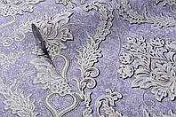 Вінілові шпалери візерунки з орнаментом на флізеліновій основі Vinil LS Евері ДХV-1593/6 фіолетовий (1,06х10,05 м)