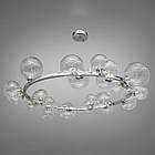 Люстра підвіс в стилі лофт на 24 лампи G9 колір хром D-YC3219-24HR, фото 2