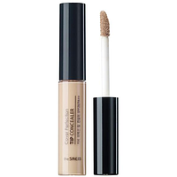 Консилер со светоотражающими частицами The Saem Cover Perfection tip concealer 1,5 Натуральный беж 7мл