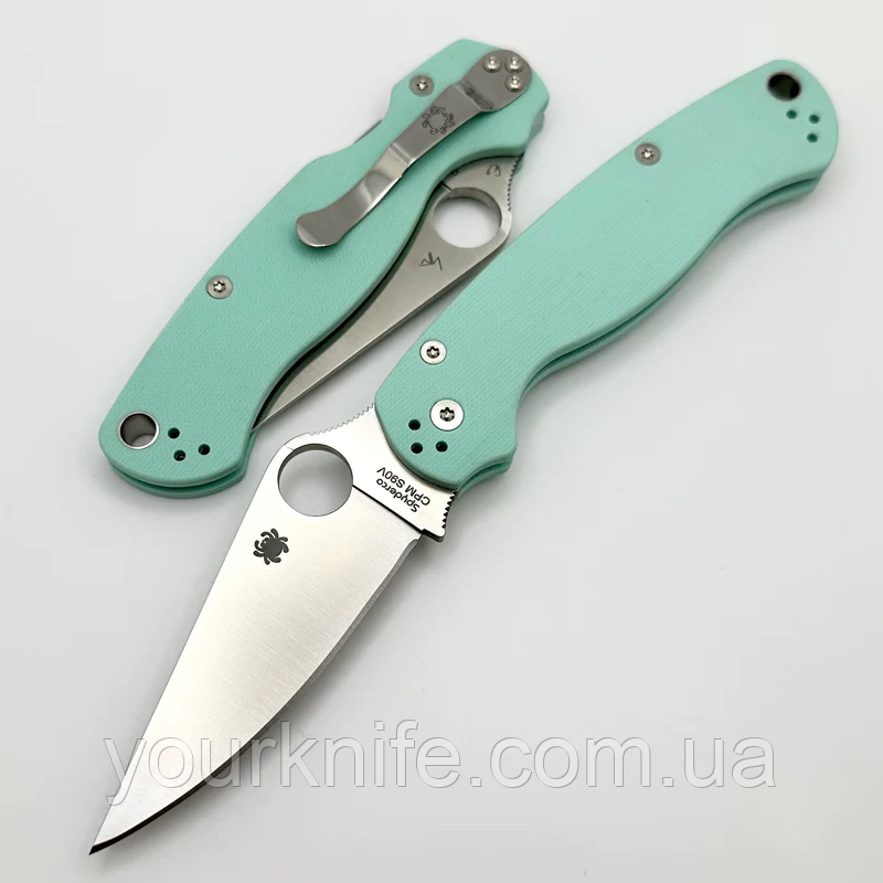 Купити ніж Spyderco Para-Military 2 S90V Teal