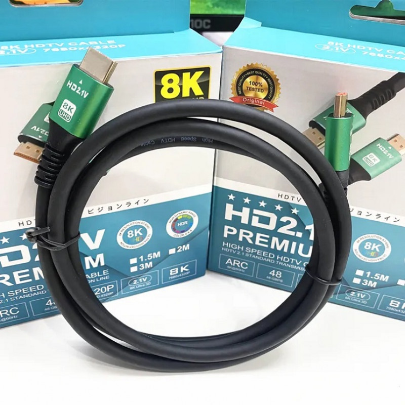 Міжблоковий з'єднувальний кабель 1,5 м HDMI-HDMI 8K 60HZ Роздільна здатність HD 7680*4320 hdtv 2.1