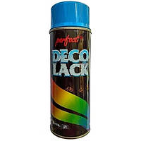 Алкидная аерозольная краска Perfect (DecoLack), Синий (RAL5010) 400ml