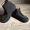 Черевики чоловічі утеплені 43 розмір, зручне робоче взуття для чоловіків. Колір: сірий, фото 4