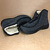 Черевики чоловічі утеплені 43 розмір, зручне робоче взуття для чоловіків. Колір: сірий, фото 9