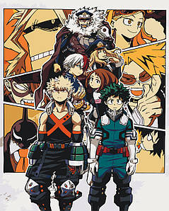 絵画 200/184 Картина по номерам Аниме. Ванпанчмен 40*40 см Art Craft