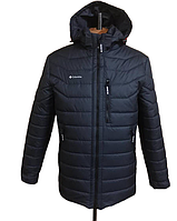 Модная мужская куртка демисезонная с капюшоном размеры 48-60