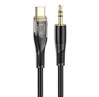 Кабель Hoco UPA25 Transparent Discovery Edition Digital audio conversion cable Type-C Black