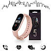 Смарт браслет M5 Smart Bracelet Фітнес трекер Watch Bluetooth. Колір рожевий, фото 10