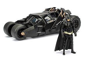 Машинка металева Jada Batman 2008 Темний лицар з фігуркою Бетмена 1:24 (253215005)