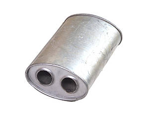 Резонатор універсальний 504х330 Елипс (210x110), 4Ø=50, алюминизированный