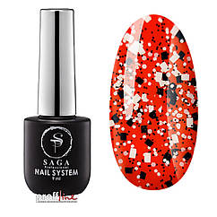 Топ із шимером Saga geometry 9 мл, No 1