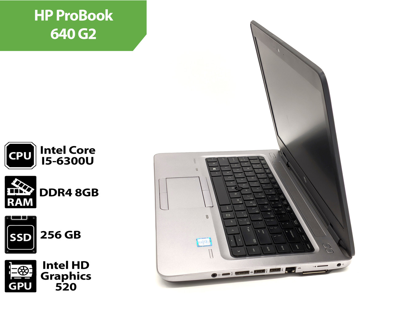 Ноутбук HP ProBook 640 G2 (14.0" / I5-6300U / 8GB / SSD 240GB)