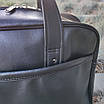 Сумка чоловіча - жіноча / сумка для фітнесу / Дорожня сумка. Модель №1658. Колір чорний, фото 10