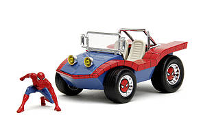 Машинка металева Jada Marvel Баггі з фігуркою Людини-Павука 1:24 (253225030)