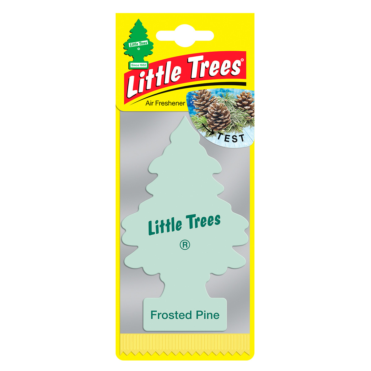 Ароматизатор повітря Морозна Сосна Little Trees Frosted Pine ялинка 78080