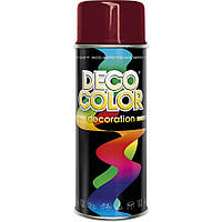 Алкидная аерозольная краска DecoColor, Пурпурно-красный (RAL3004) 400ml