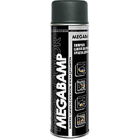 Фарба бамперна акрилова аерозольна "Megabamp" Decocolor темно сірий (RAL7043) 500мл
