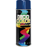 Алкидная аерозольная краска DecoColor, Темно-синий (RAL5010) 400ml