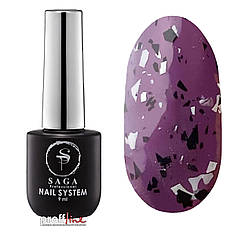 Топ із шимером Saga geometry 9 мл, No 5